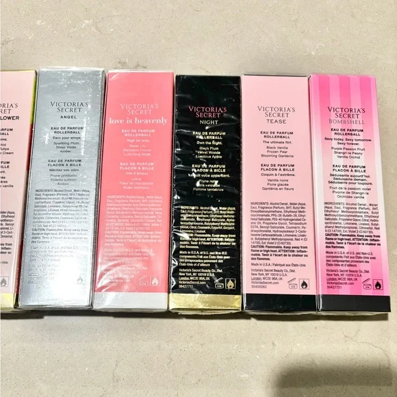 Victoria’s Secret VS 10-Piece Roller Bundle: Bombshell Tease Flower Angel RARE - Picture 13 of 16